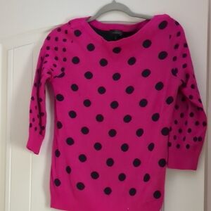 Pink Polka Dot Sweater